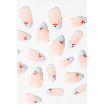 Chillhouse Chill Tips Press-On Fake Nails Cherry Picking 24ct - New by This is Beauty US