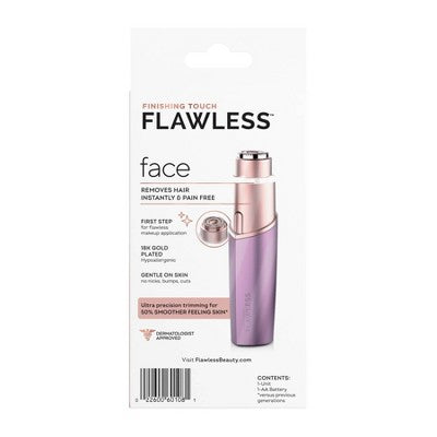 Finishing Touch Flawless Facial Hair Remover Electric Razor for Women - Imperfect Box by This is Beauty US