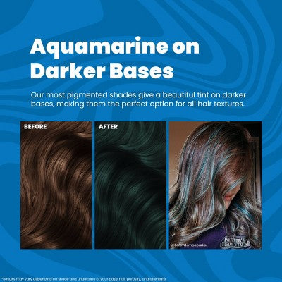 Arctic Fox Semi-Permanent Hair Color Dye Turquoise Blue 4 fl oz - Imperfect Container by This is Beauty US