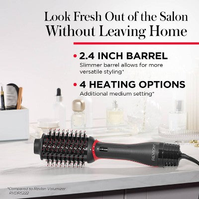 Revlon One-Step Volumizer PLUS Hair Dryer and Hot Air Brush Black - Imperfect Box