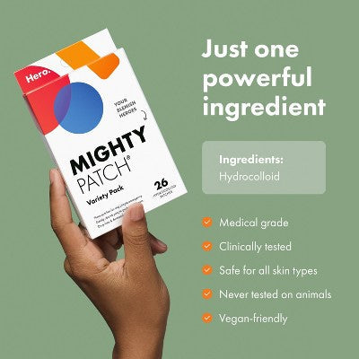 Hero Cosmetics Mighty Patch Variety Acne Pimple Patches 26ct - New by This is Beauty US