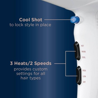 Conair Double Ceramic Hair Dryer 1875W - Imperfect Box by This is Beauty US
