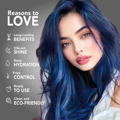 Splat Semi-Permanent Hair Color Naturals Blue 6 fl oz - New - DestGlow