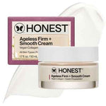 Honest Beauty Ageless Firm and Smooth Cream with Vegan Collagen and Hyaluronic Acid 1.7 fl oz - Imperfect Box