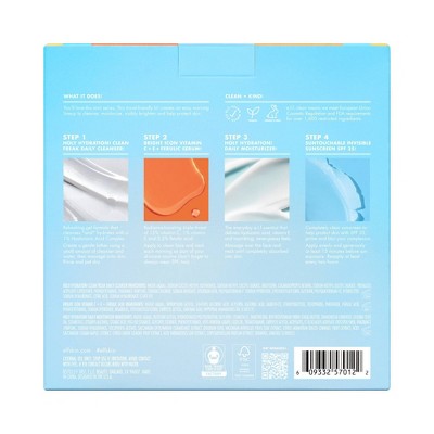 e.l.f. SKIN Wake the e.l.f. Up! Skincare Holiday Gift Kit 4ct - Imperfect Box DestGlow