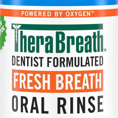 TheraBreath Fresh Breath Mouthwash Alcohol-Free Icy Mint 33.8 fl oz - New by This is Beauty US