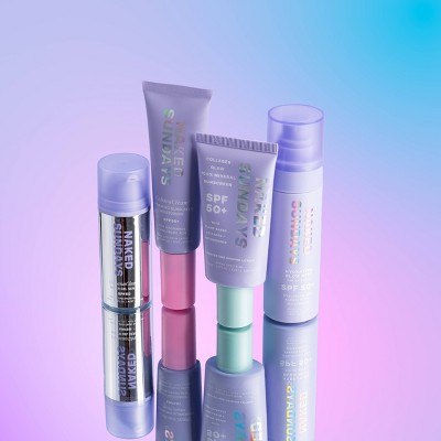 Naked Sundays Cabana Clear Water Gel Face Serum SPF50+ 30ml - Imperfect Box by This is Beauty US