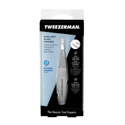 Tweezerman No Slip Wide Grip Slant Tweezer - New by This is Beauty US