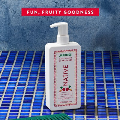 Native Limited Edition Jarritos Passion Fruit Volumizing Conditioner 16.5 fl oz - Imperfect Container by This is Beauty US
