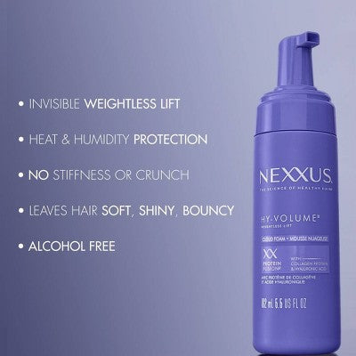 Nexxus Hy-Volume Leave-In Cloud Foam Hair Mousse 5.5 fl oz - New by This is Beauty US