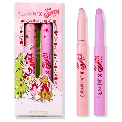 ColourPop x How the Grinch Stole Christmas Shadow Stick Duo 0.15oz - Imperfect Box