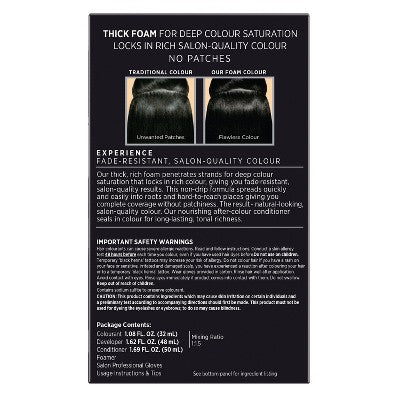 John Frieda Luminous Black Precision Foam Color, Hair Color Foam 2N Natural Black - Imperfect Box by This is Beauty US