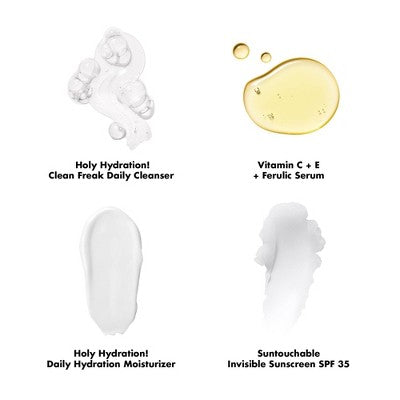 e.l.f. SKIN Wake the e.l.f. Up! Skincare Holiday Gift Kit 4ct - Imperfect Box DestGlow