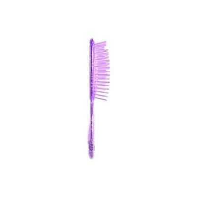 UNbrush Mini Glitter Detangling Hair Brush Amethyst Lavender - New