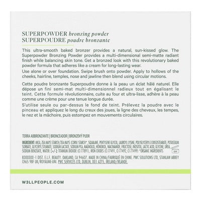 Well People Superpowder Bronzing Powder Golden Hour 0.31oz - Imperfect Box DestGlow