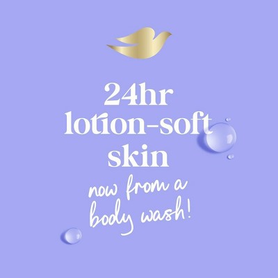 Dove Beauty Anti-Stress Body Wash Pump Blue Chamomile; Oat Milk 24hr Lotion-Soft Skin 30.6 fl oz - Imperfect Container by This is Beauty US
