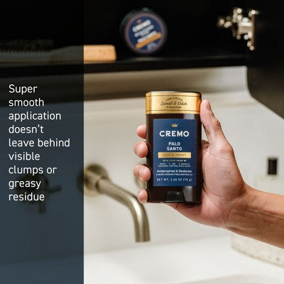 Cremo Solid Antiperspirant Palo Santo 2.65oz - New by This is Beauty US