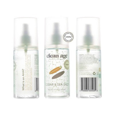 Clean Age Cedar & Sea Salt AHA Deodorant + Body Spray for Teens 4 fl oz - New by This is Beauty US