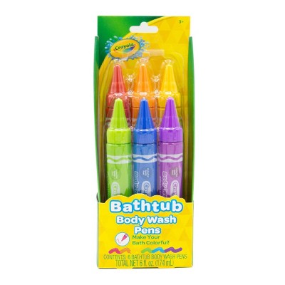 Crayola Body Wash Bath Pens Unscented 3pk/6 fl oz - New by This is Beauty US