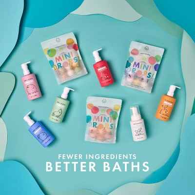 Dabble & Dollop Kids 3-in-1 Shampoo, Body Wash & Bubble Bath Coconut 10 fl oz - New