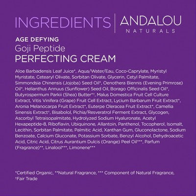 Andalou Naturals Goji Peptide Perfecting Cream 1.7oz - New by This is Beauty US