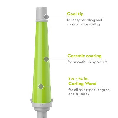 Conair Style Chemistry Tapered Curling Wand Attachment 1 1/4-3/4 - Imperfect Box by This is Beauty US