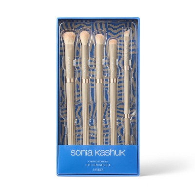 Sonia Kashuk; Limited Edition Ribbed Eye Makeup Brush Set 5ct - Imperfect Box by This is Beauty US