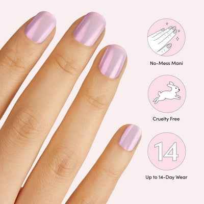 Dashing Diva Glaze Semi-Cured Gel Nail Polish Strips Unicorn Glaze 32ct - New