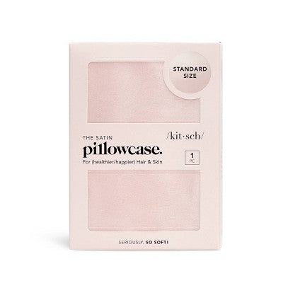 Kitsch Satin Pillowcase Pink - Imperfect Box by This is Beauty US