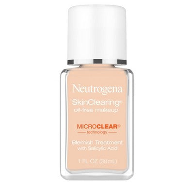 Neutrogena Skin Clearing Oil-Free Liquid Foundation 40 Nude 1 fl oz - Imperfect Container by This is Beauty US