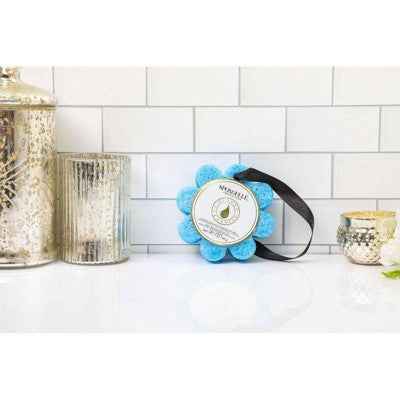 Spongelle Daisy Flower Collection Bath Sponges - Freesia Pear