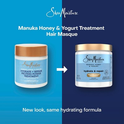 SheaMoisture Manuka Honey & Yogurt Hydrate + Repair Hair Mask 8oz - New by This is Beauty US