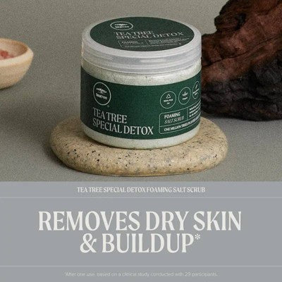 Tea Tree Special Detox Foaming Salt Hair Scrub 6.5oz - New - DestGlow