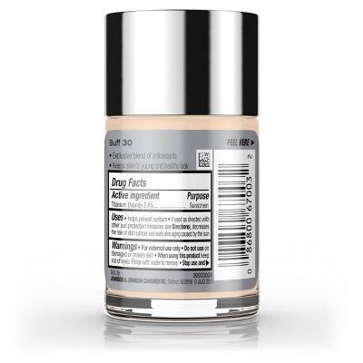 Neutrogena Healthy Skin Liquid Makeup Foundation, Lightweight & Flawless Coverage with Broad Spectrum SPF 20 Sunscreen 30 Buff - Imperfect Container by This is Beauty US