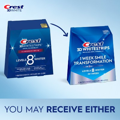 Crest 3D Whitestrips At-home Teeth Whitening Kit - Imperfect Box by This is Beauty US