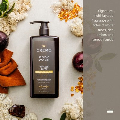 Cremo Vintage Suede Body Wash 32 fl oz - Imperfect Container by This is Beauty US