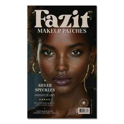 Fazit Silver Glitter Freckle Makeup Patches - New