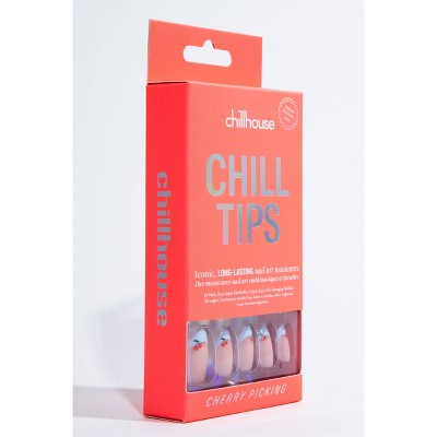 Chillhouse Chill Tips Press-On Fake Nails Cherry Picking 24ct - New by This is Beauty US