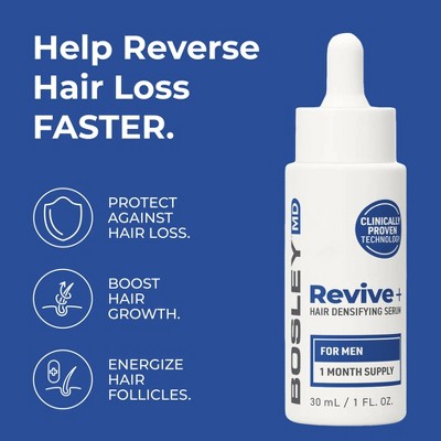 BosleyMD Revive + Densifying Hair Regrowth Serum for Men 1 fl oz - Imperfect Box by This is Beauty US