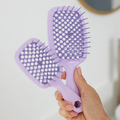 UNBrush Detangling Hair Brush Lilac Light Purple - Imperfect Box by This is Beauty US