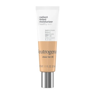 Neutrogena Healthy Skin Radiant Tinted Facial Lightweight Moisturizer Sheer Ivory 10 1.1 fl oz - Imperfect Container by This is Beauty US
