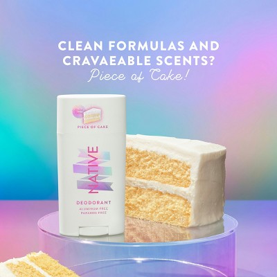 Native Limited Edition Solid Deodorant Vanilla Piece of Cake 2.65oz - Imperfect Container by This is Beauty US
