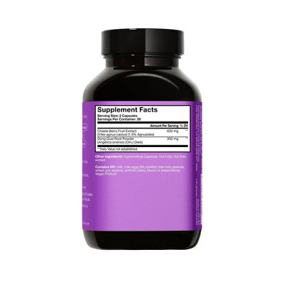 HUM Nutrition Hormone Balance for PMS Relief & Mood Support Vegan Capsules 60ct - New by This is Beauty US