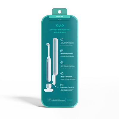 quip Rev Oscillating Rechargeable Electric Toothbrush White/Blue - Imperfect Box by This is Beauty US