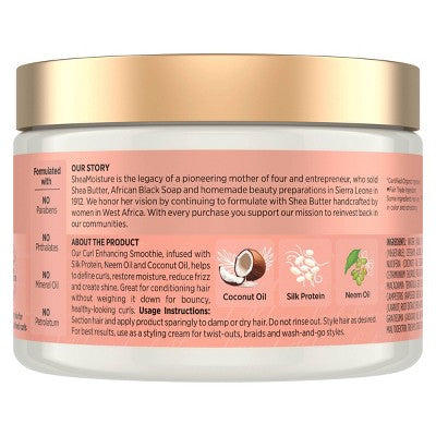 SheaMoisture Coconut and Hibiscus Curl Enhancing Smoothie 12oz - New by This is Beauty US
