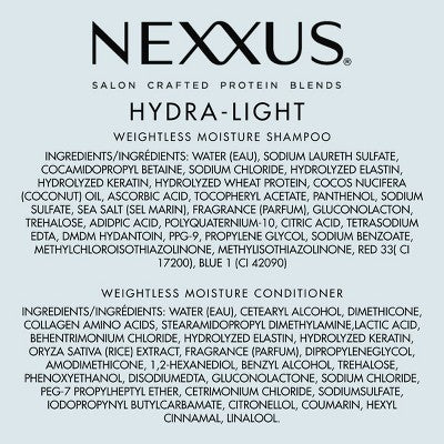 Nexxus Hydralight Shampoo and Conditioner 13.5 fl oz, 2 ct - Missing Box by This is Beauty US