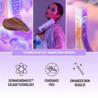 Bondi Sands Technocolor 1 Hour Express Self Tanning Foam Magenta 6.76 fl oz - New - DestGlow