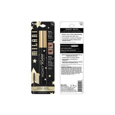 Milani Highly Rated Mascara Black 0.4 fl oz - Imperfect Box by This is Beauty US