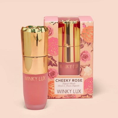 Winky Lux Cheeky Rose Liquid Blush Lovely 0.21oz - Imperfect Box by This is Beauty US