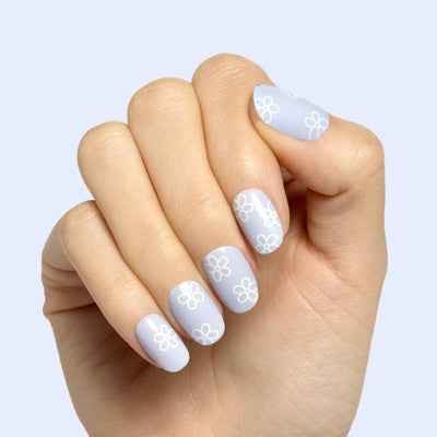 Olive & June Fake Nails S Round Floral Doodle 32ct - New